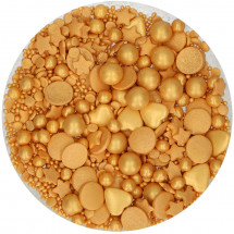 Funcakes sprinkle medley Gold deluxe 65gr